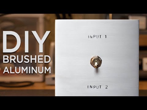 Видео: Как сделать матовые алюминиевые панели