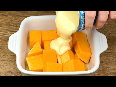 Видео: Смешать тыкву со сгущенкой! Лучший десерт этой осени!