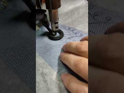 Видео: Chain stitch embroidery / тамбурная вышивка