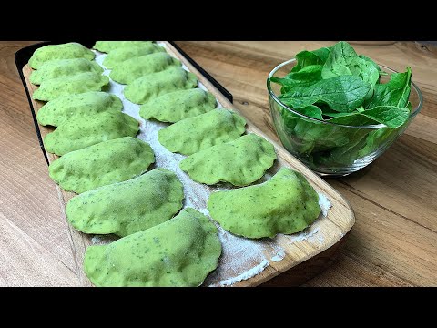 Видео: ШПИНАТНЫЕ ВАРЕНИКИ с картошкой и сулугуни