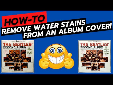 Видео: Можно ли удалить пятна от воды с пластинок? Давайте узнаем! Удаление пятен с пластинок 101!