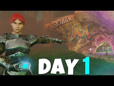 Видео: ПЕРВЫЙ ДЕНЬ СТРОИТЕЛЬСТВА В ПЕЩЕРЕ РАЗРУШЕННОЙ СЕКРЕТЫ — MESA 3MAN — ARK: Survival Evolved