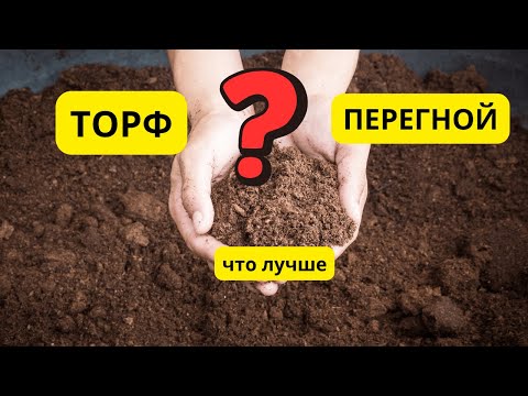 Видео: Что лучше внести в почву- торф или перегной? Показываю наочно.