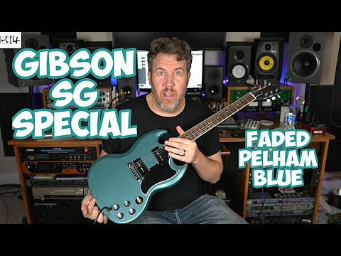 Видео: Gibson SG Special — выцветший Pelham Blue — эта гитара не отстой