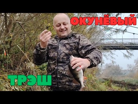 Видео: Окунь решил нажраться , фартовый  Сашка без напарника.