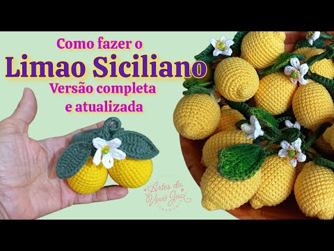 Видео: Сицилийский лимон в амигуруми 🍋 | Полная и обновлённая версия шаг за шагом
