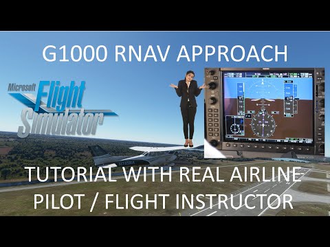 Видео: Учебное пособие по заходу на посадку G1000 RNAV | Microsoft Flight Simulator | Настоящий пилот ав...