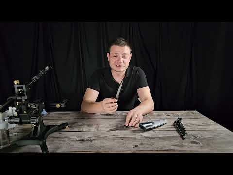 Видео: Заточка ножа "Тайпан" ZDP-189 от @strugunovknives, полировка, минимальный угол и всё такое