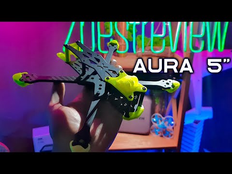 Видео: ✅ Foxeer Aura 5" - Красивая Рама для Сборки Freestyle FPV Дрона в 2022 Году!