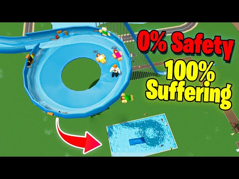 Видео: Здание 1000-футовой водной горки (Waterpark World)