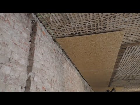 Видео: Подшивка потолка листовым материалом на улице Писарева в Старом Фонде СПб.