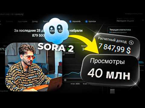 Видео: Этот БЕЗЛИКИЙ ИИ канал делает 7.847$ в месяц, через Sora 2