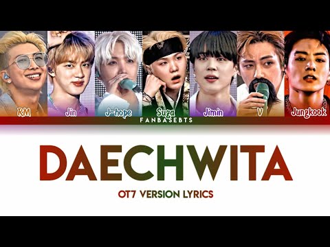 Видео: Agust D - Daechwita ot7 ver. Colour Lyrics (ПЕРЕВОД/КИРИЛЛИЗАЦИЯ)