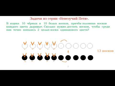 Видео: Задачи из серии "Невезучий Петя".  Урок 4.