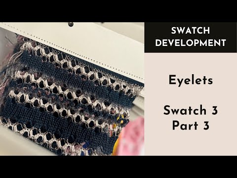 Видео: Машинное вязание - Простой узор для ажурных крючком