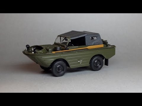 Видео: ГАЗ-46 «МАВ» автомобиль амфибия | Автолегенды СССР №100 | Масштабная модель 1:43 DeAgostini