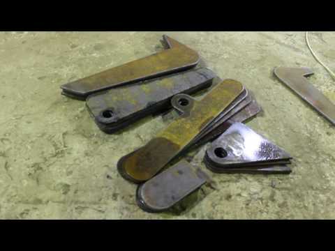 Видео: шаблоны кронштейнов для куна,проще купить.