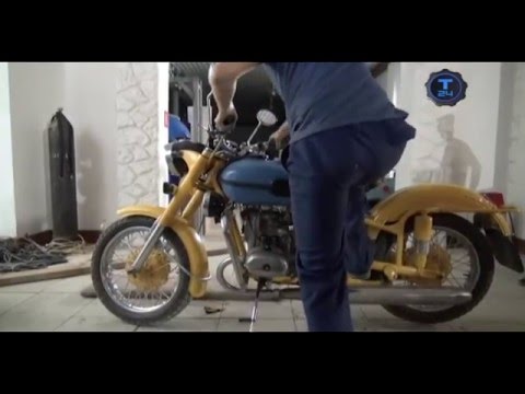 Видео: Реставраторы/Патрульный мотоцикл М-63/часть 2