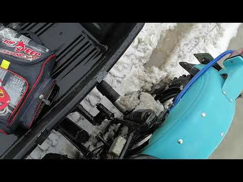 Видео: Мотоцикл с двигателем от мотоблока.