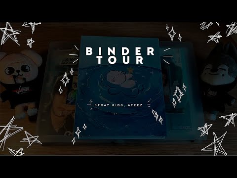 Видео: ep. 1. биндер тур | binder tour: stray kids, ateez
