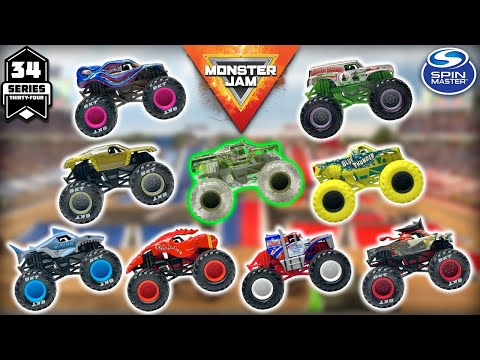Видео: SPIN MASTER MONSTER JAM СЕРИЯ 34 | МАСШТАБ 1:64