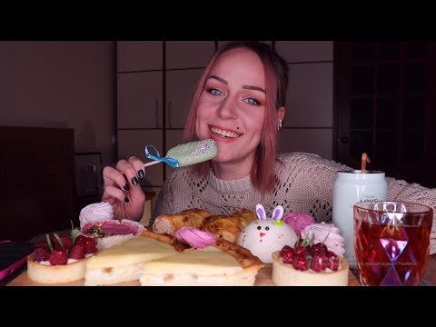 Видео: MUKBANG | Сладости, чаепитие | Sweets, tea drinking не ASMR