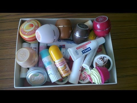 Видео: Мои бальзамы для губ