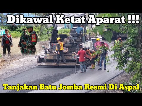 Видео: Тщательно охраняется полицией || Окончание восхождения на Бату Джомбу официально на асфальте