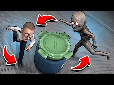 Видео: БЕГАЮ ПО КРУГУ ОТ SCP 106 ВЕСЬ РАУНД В SCP:SECRET LABORATORY!
