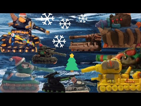 Видео: Ноовогодняя встреча – мультики про танки.