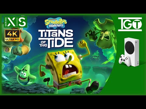 Видео: Xbox Series S | SpongeBob Squarepants Titans of the Tide | Обзор игрового процесса с частотой кадров