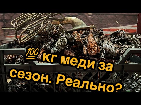 Видео: Удалось ли собрать 💯 кг меди за сезон?🧐 Предварительные итоги