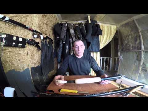 Видео: Как установить поплавок на подводное ружьё.