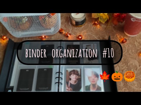 Видео: binder organization 10🖇️ организация карт bts/autumn; много карт и осенний вайб хрипящего голоса 🎃