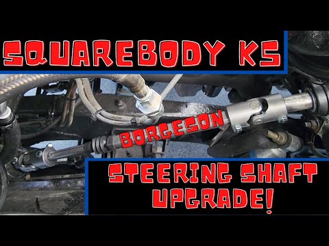 Видео: Обновление рулевого вала и подшипника рулевой колонки Squarebody K5 Blazer! #uintagarage #squarebody
