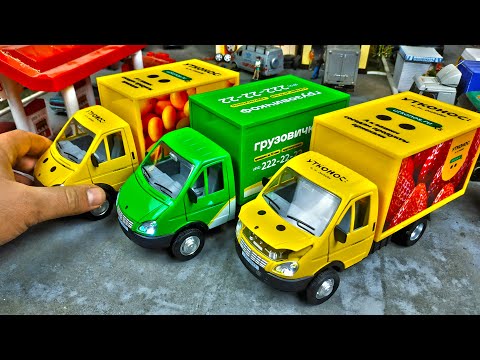 Видео: Модельки машин ГАЗЕЛЬ БИЗНЕС со светом и звуком от Автопанорама! Про машинки.