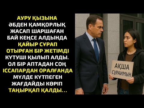 Видео: АУРУ ҚЫЗЫНА ӘБДЕН ҚАМҚОРЛЫҚ ЖАСАП ШАРШАҒАН БАЙ КЕҢСЕ АЛДЫНДА ҚАЙЫР СҰРАП ОТЫРҒАН БІР ЖЕТІМДІ КҮТУШІ