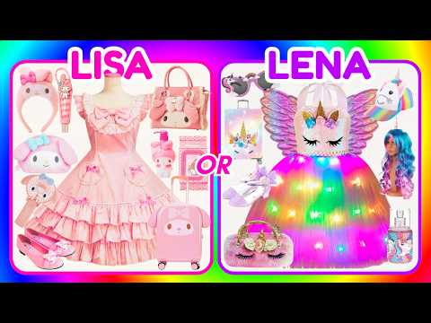 Видео: Лиза или Лена! 💕 Моя версия «Мелодия против единорога»!🎀🦄