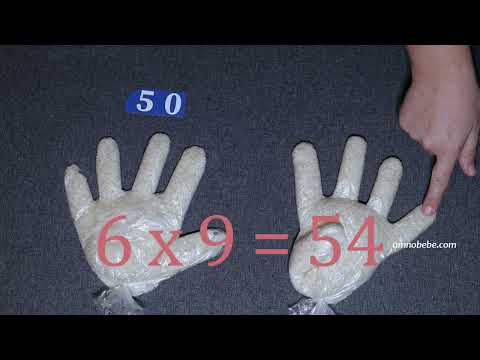 Видео: Умножение по 9 с пръсти хитрина