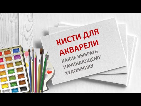 Видео: Кисти для акварели, ответы на вопросы зрителей