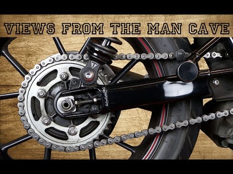 Видео: Как легко отрегулировать и смазать цепь Street Twin...