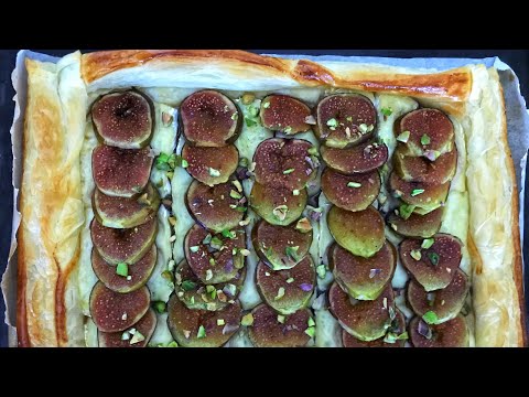 Видео: Инжир + сыр / Пирог на скорую руку.