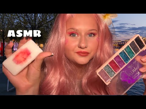 Видео: АСМР | СДЕЛАЮ тебе АКВАГРИМ на МОРЕ 🌊❤️🩵💚