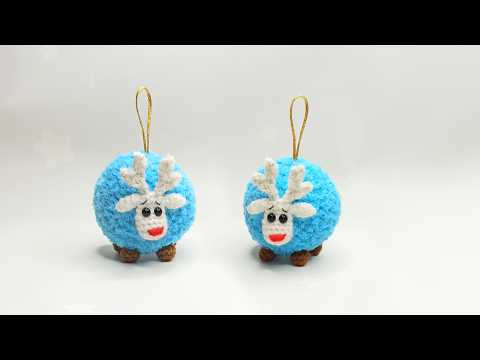 Видео: 💙Как вязать Елочную игрушку Оленя крючком всего за 30 мин💙Игрушка амигуруми