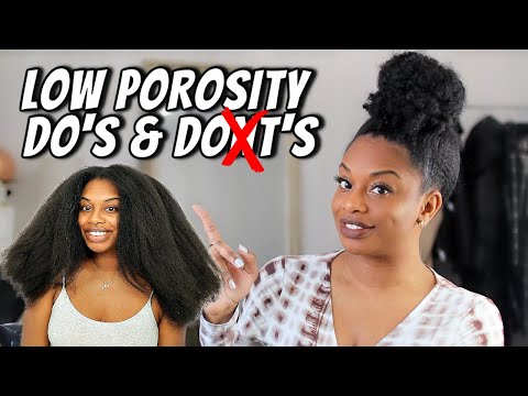 Видео: Что делать и чего не делать для волос с низкой пористостью, чтобы отрастить длинные натуральные в...