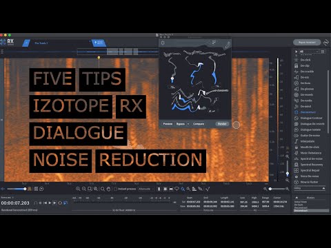 Видео: iZotope RX Advanced: пять советов по снижению шума в диалогах