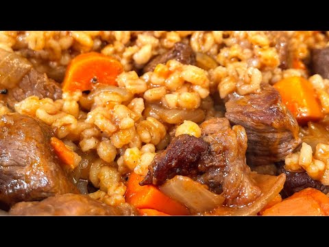 Видео: Вкуснотища! Ваше мнение о перловке изменится в лучшую сторону. Как вкусно приготовить Перловку.
