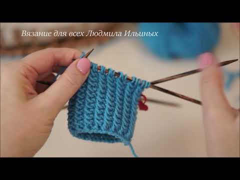 Видео: Простой рельефный узор спицами по кругу