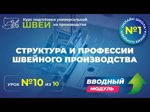 Видео: №137 Структура и профессии швейного производства.