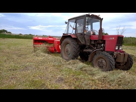 Видео: МТЗ-82.1 И ПРЕССПОДБОРЩИК Sipma Z-244/1!